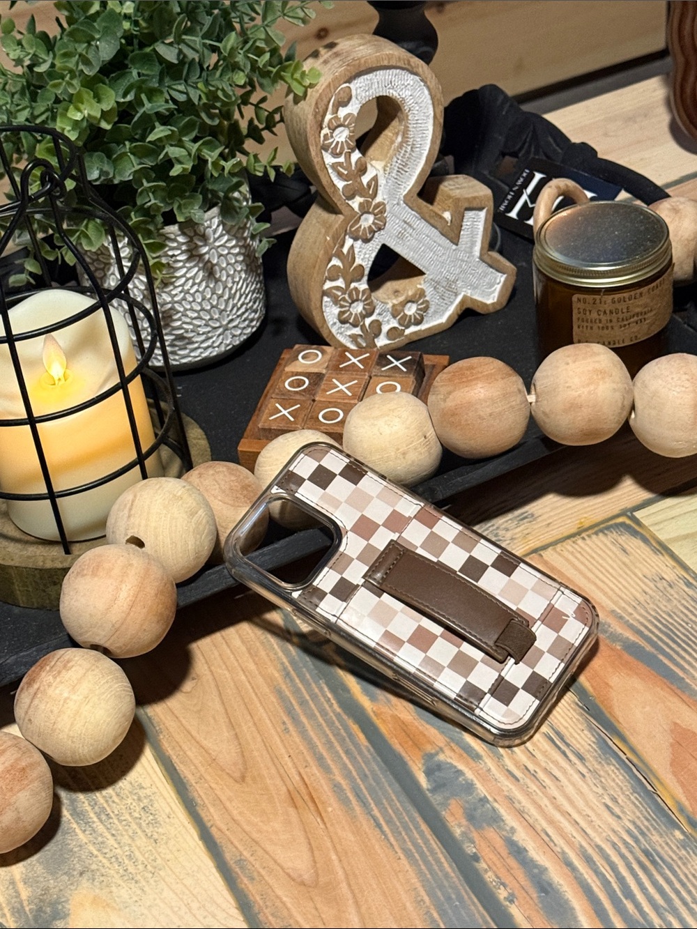 🤎Chocolate Checks•Walli.Case•iphone.16.pro.max•case🤎